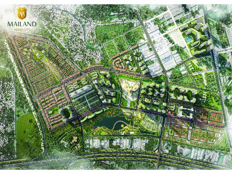 Vị trí của dự án Mailand Hanoi City thuận tiện để di chuyển